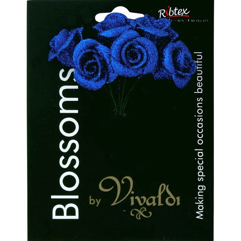 Foam Glitter Rose Flowers (available in 2 colours)